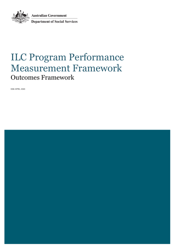 ILC Outcomes Framework cover page