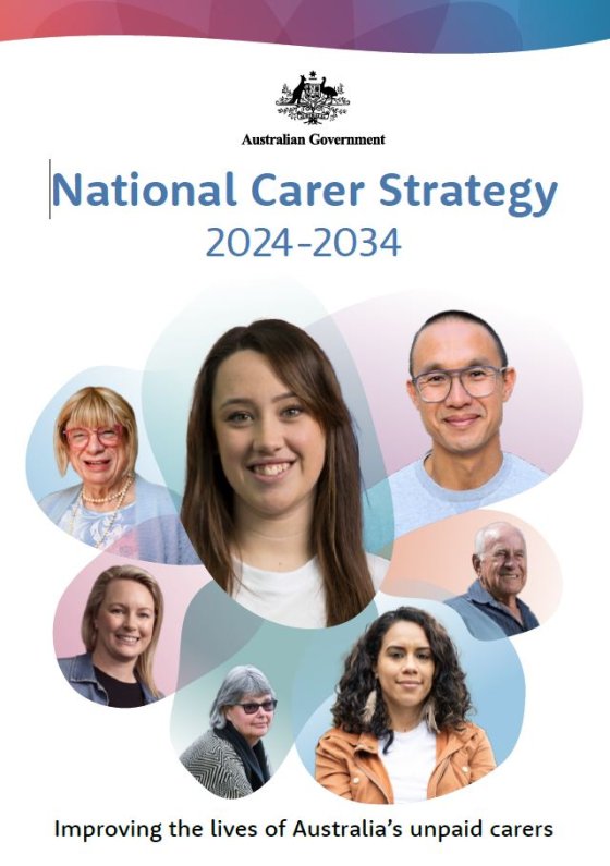 National Carer Strategy 2024–2034 cover page