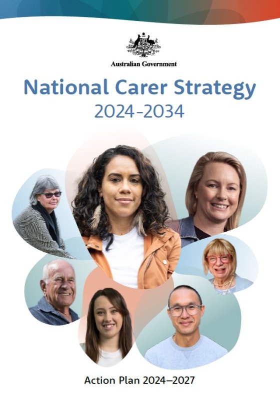 National Carer Strategy Action Plan 2024–2027 cover page
