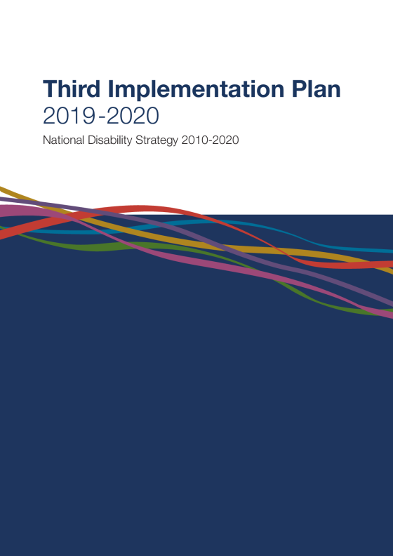 National Disability Strategy 2010–2020 Third Implementation Plan 2019–2020 cover page