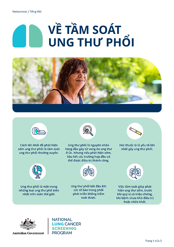 Chương trình Tầm Soát Ung Thư Phổi Toàn Quốc – Về tầm soát ung thư phổi
