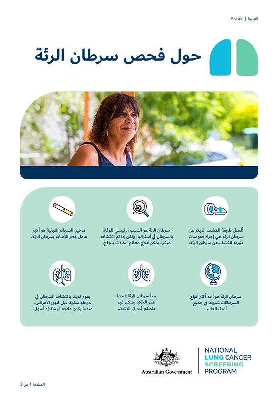 البرنامج الوطني لفحص سرطان الرئة - حول فحص سرطان الرئة