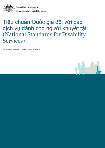 Vietnamese National Standards for Disability Services cover page