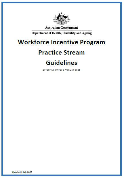 WIP Practice Stream Guideline (August 2025)