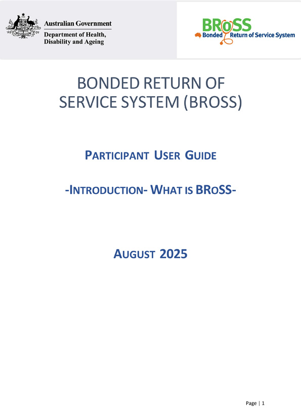 BRoSS participant user guide – Introduction – What is BRoSS