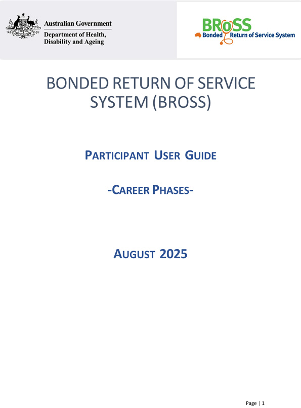 BRoSS participant user guide – Phases