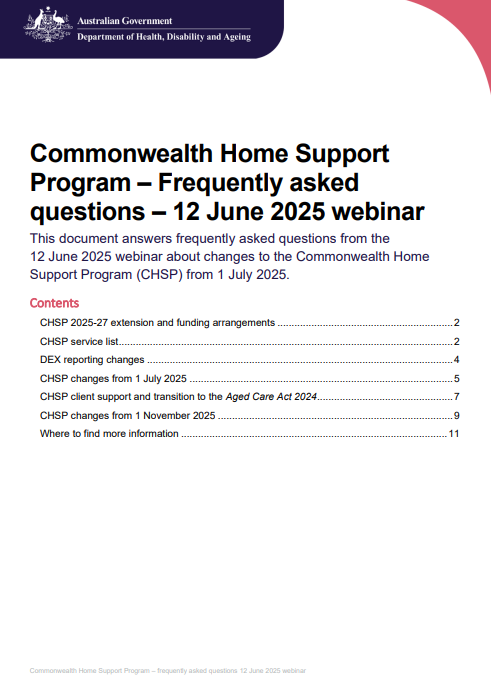 Frequently asked questions – sector readiness webinar cover page