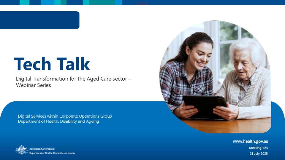 Digital Transformation Tech Talk – webinar recording – 31 July 2025 ...