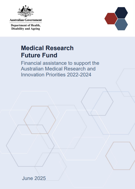 Financial assistance to support the Australian Medical Research and Innovation Priorities 2022-2024 cover page
