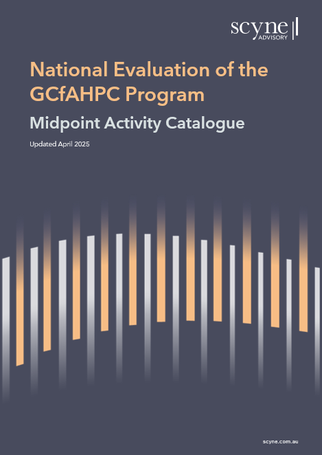 Midpoint Activity Catalogue for the at home palliative care program