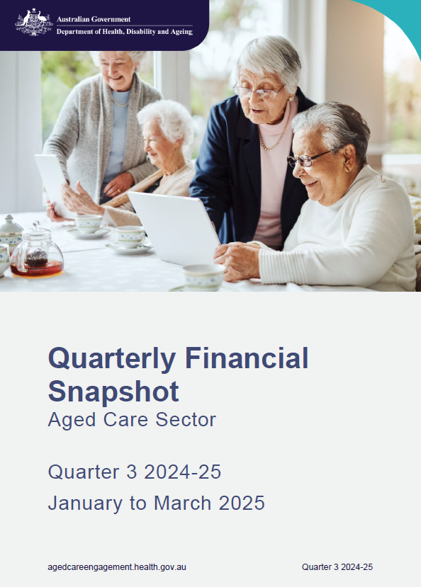 Quarterly Financial Snapshot Q3 2024-25 cover page
