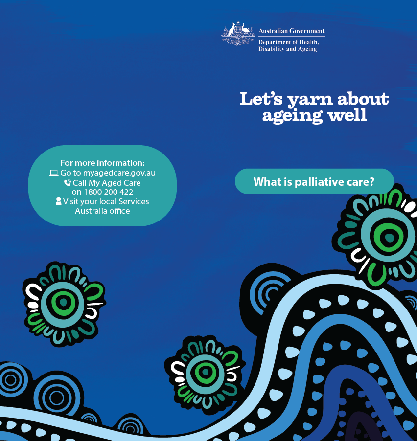 Cover page for What is palliative care brochure