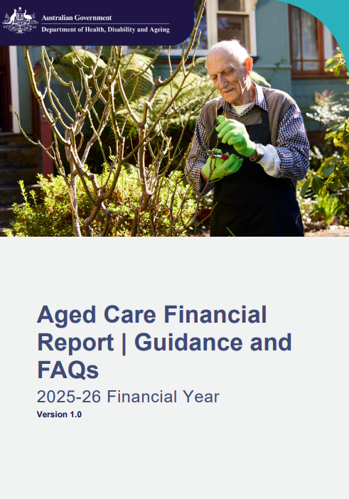 Cover page for the ACFR 2025-26 Guidance and FAQs