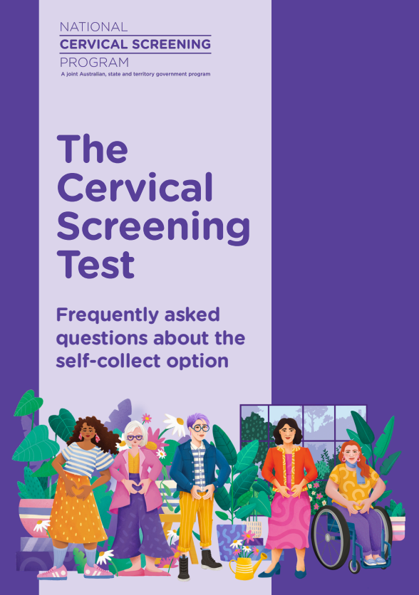Frequently Asked Questions about the Cervical Screening Test self-collect option cover page