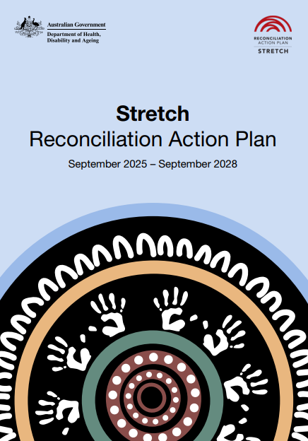 Cover page of the Stretch Reconciliation action plan 2025-2028