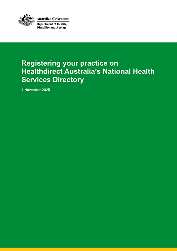 Cover of Registering your practice for the BBPIP