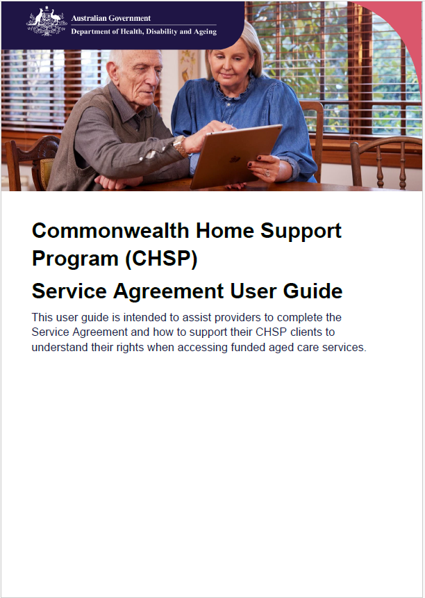 Service Agreement user guide cover image