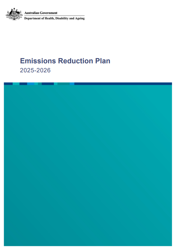 Emission reduction plan 2025-2026 cover page