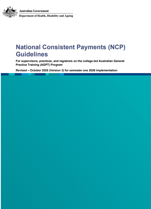 National Consistent Payments Guidelines cover page
