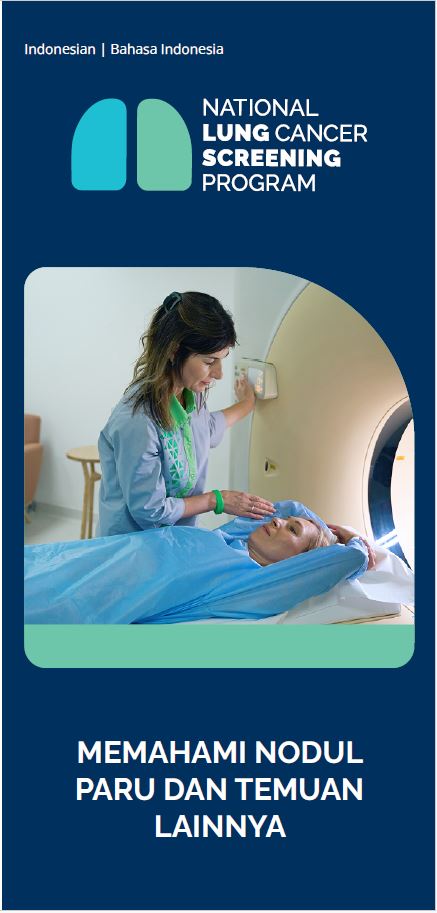Program Skrining Kanker Paru-Paru Nasional – Memahami nodul paru-paru dan hasil temuan lain – Brosur
