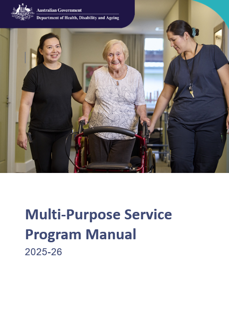 Multi-Purpose Service Program Manual cover page