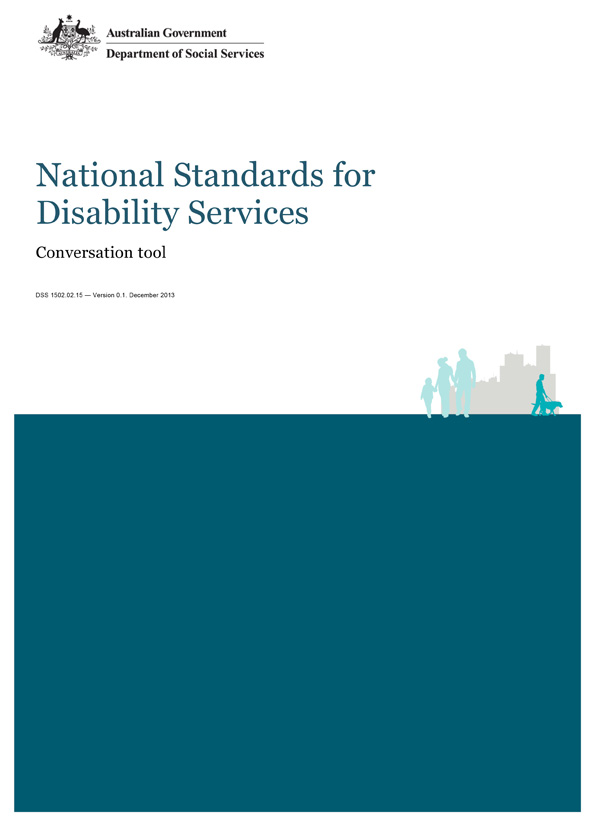 National Standards for Disability Services – Conversation tool