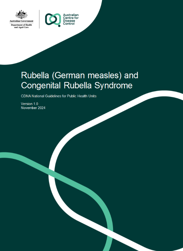 Rubella – CDNA National Guidelines for Public Health Units cover page