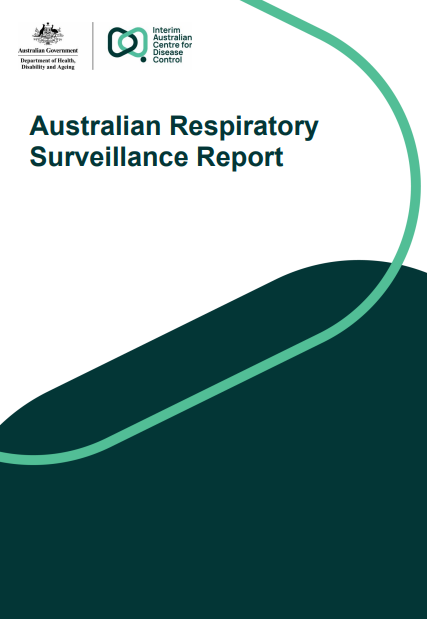 Cover page for the Australian Respiratory Surveillance Report – 3 November to 30 November 2025