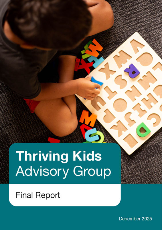Thriving Kids Advisory Group Final Report | Australian Government ...