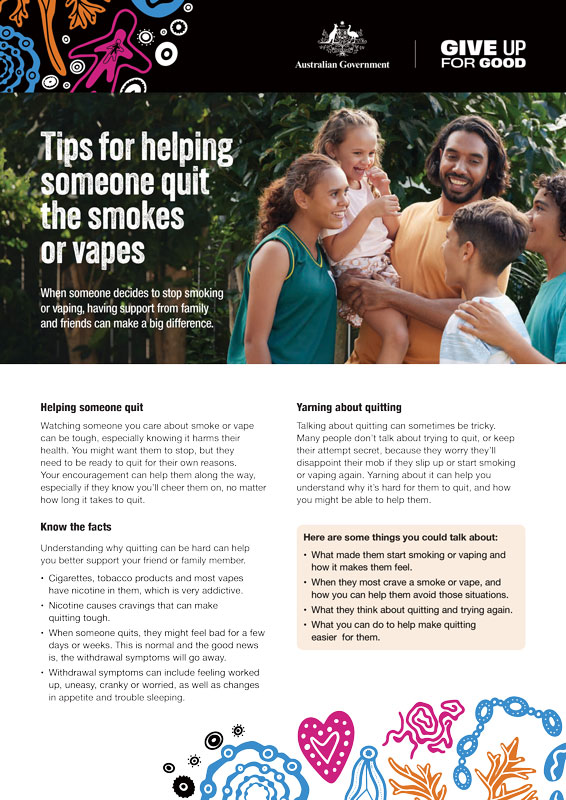 Smoking, vaping and tobacco resources