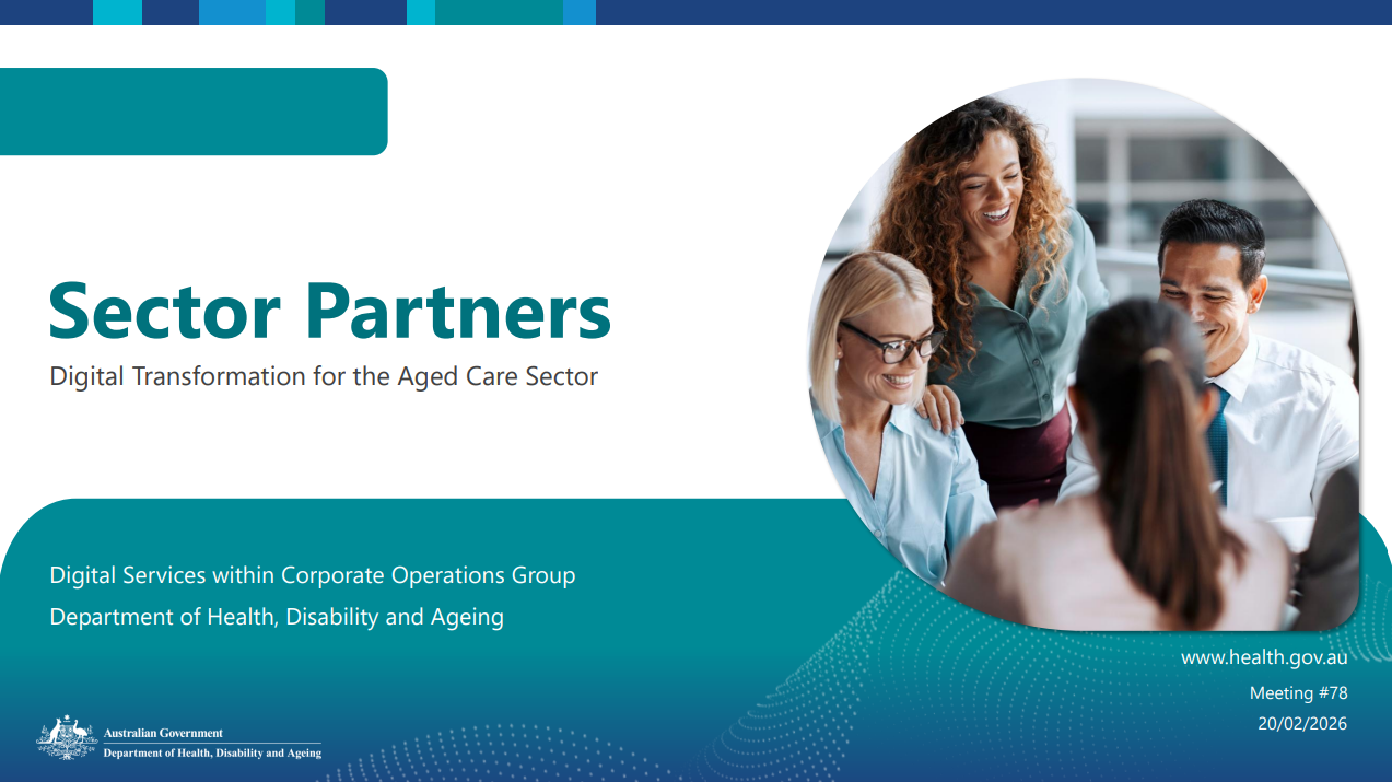 Digital transformation for the aged care sector resources | Australian ...