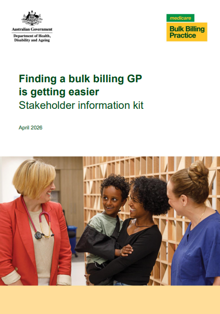 Bulk Billing for all Australians stakeholder information kit | Bulk ...
