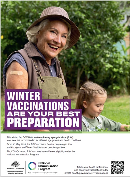 Winter vaccinations are your best preparation poster | Winter ...