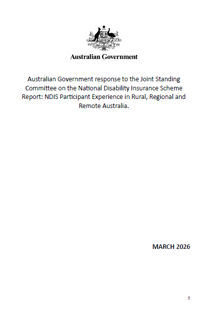 Disability and carer resources | Australian Government Department of ...