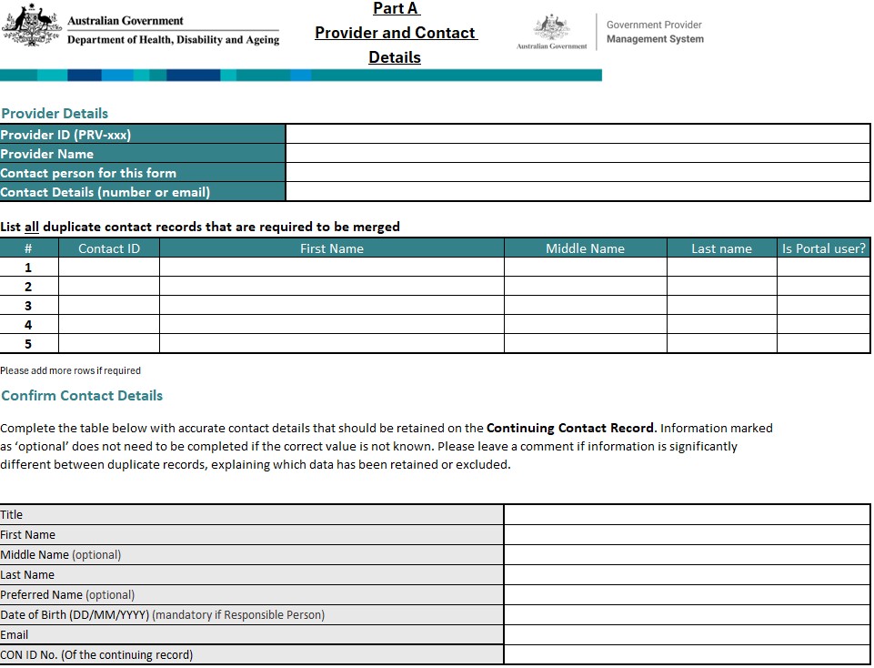 Government Provider Management System resources | Australian Government ...