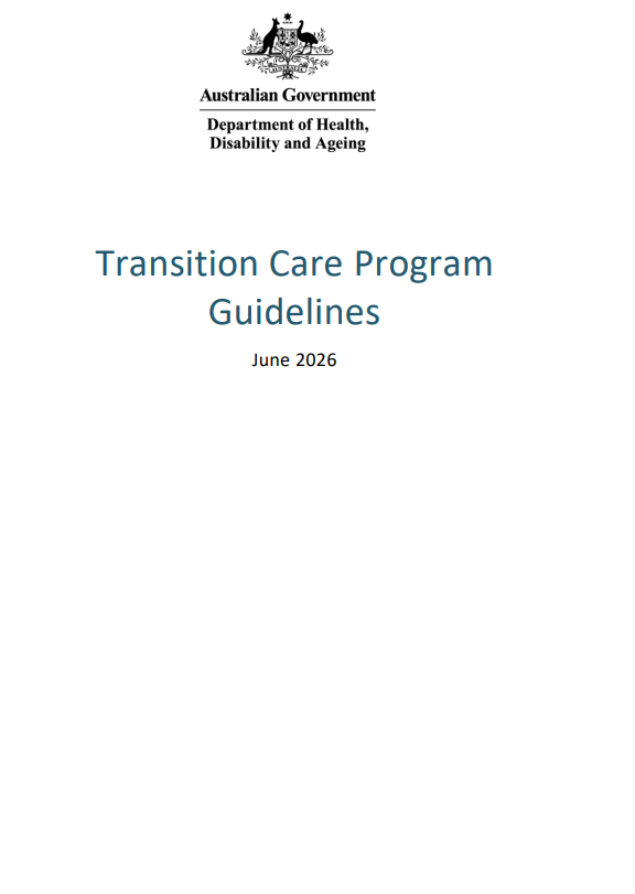 Programme Guidelines Transition Care Program Guidelines | Australian Government Department ...