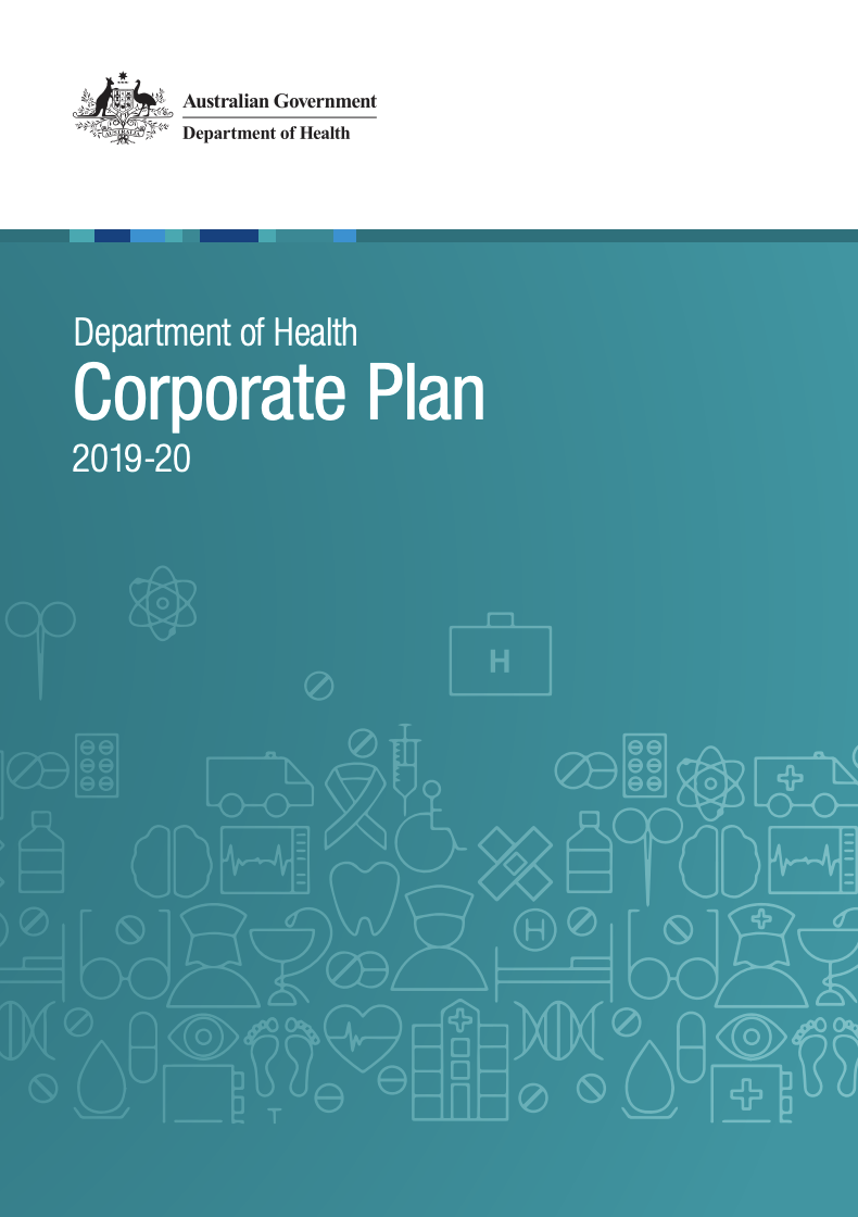 Corporate Plan 2019–20 cover