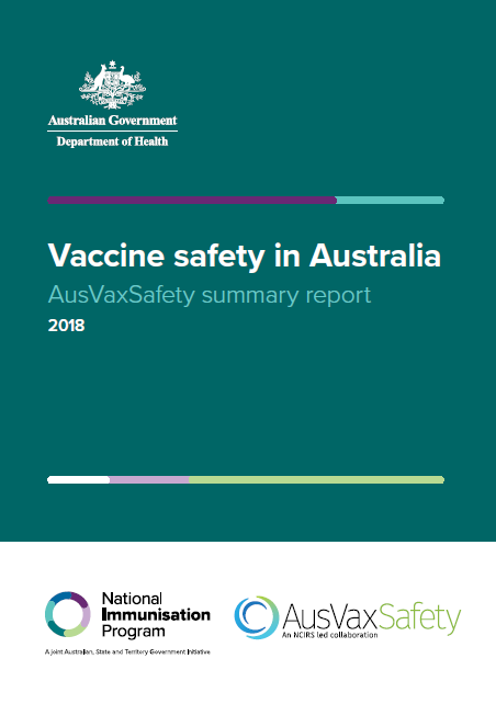 Vaccine safety in Australia AusVaxSafety 2018 cover