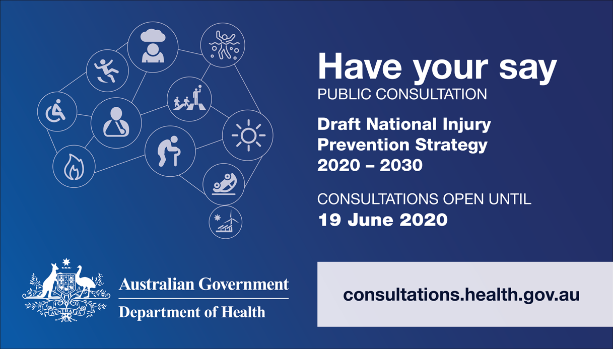 Have your say on our draft National Injury Prevention Strategy 2020