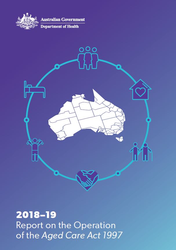 2018–19 Report on the Operation of the Aged Care Act 1997 cover