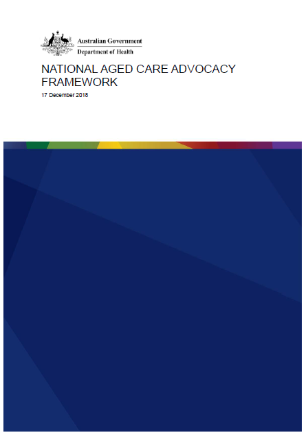 National Aged Care Advocacy Framework cover