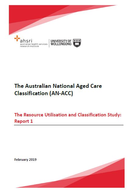 Resource Utilisation and Classification Study (RUCS) reports