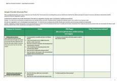 Sample Provider Diversity Plan cover