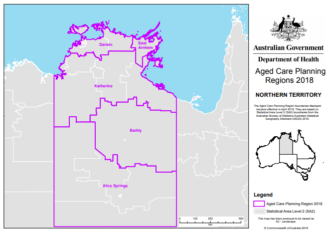 2018 NT Aged Care Planning Regions cover