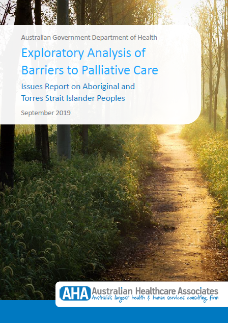 Issues Report on Aboriginal and Torres Strait Islander Peoples cover