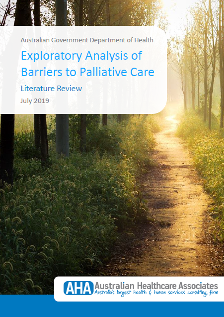 Exploratory Analysis of Barriers to Palliative Care - Literature Review