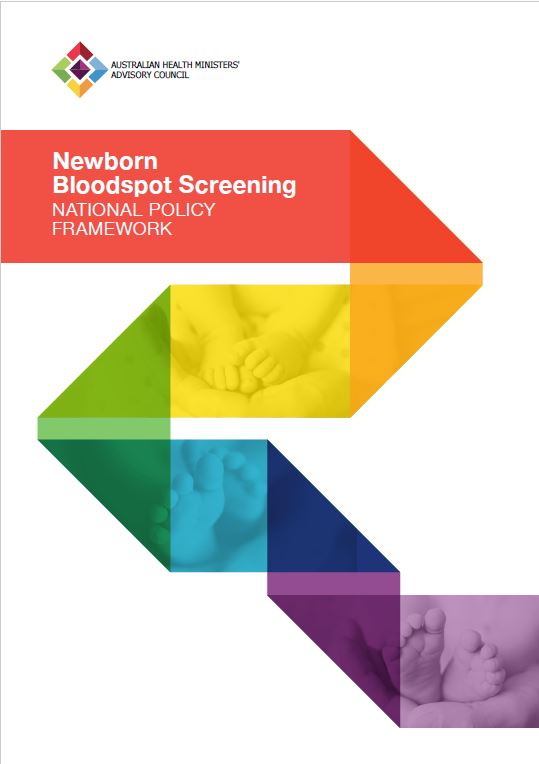 Cover image for Newborn Bloodspot Screening National Policy Framework