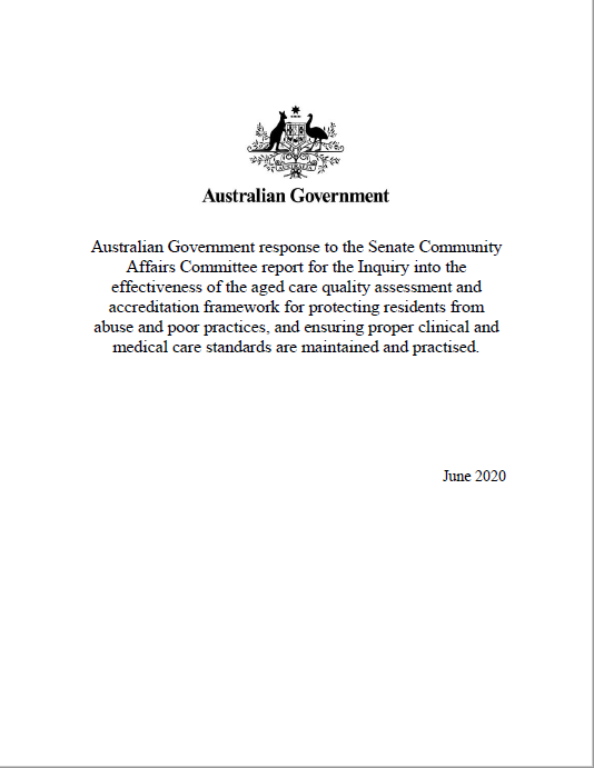 effectiveness of aged care quality assessment and accreditation