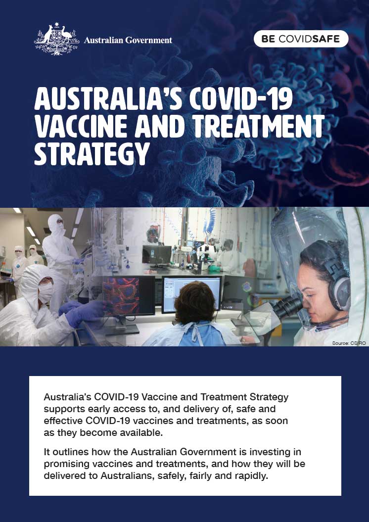 Australia’s COVID-19 Vaccine and Treatment Strategy