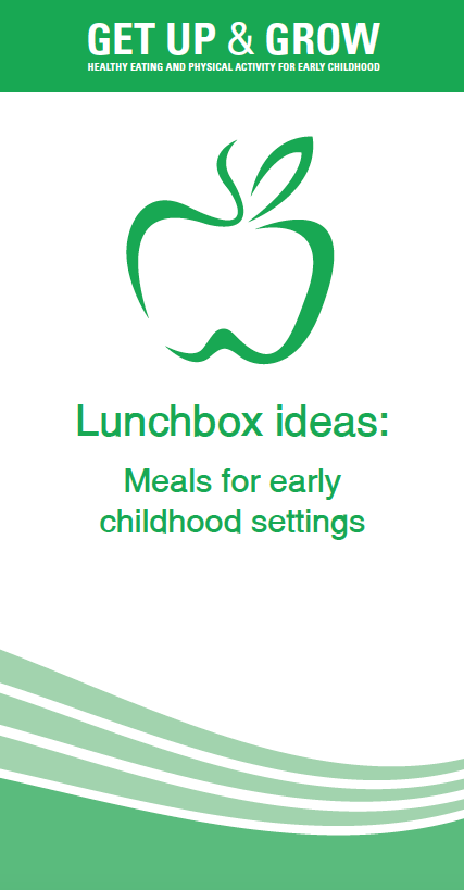 Get Cover image for Up & Grow Brochure – Lunchbox ideas: Meals for early childhood settings